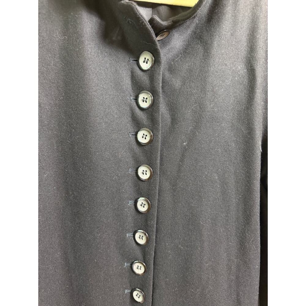 Harve Bernard full length wool blend maxi coat. Black. Size 16 - Picture 6 of 10